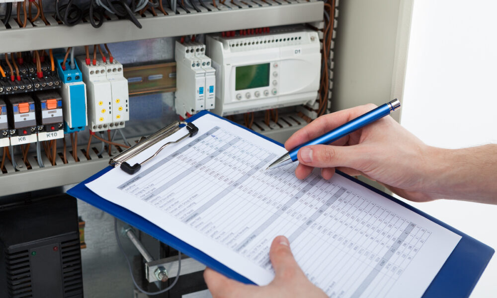 electrical maintenance checklist